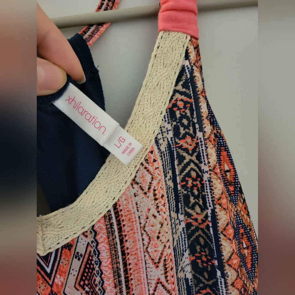 Bright Geometric Patterned Top - Picture 2 of 4